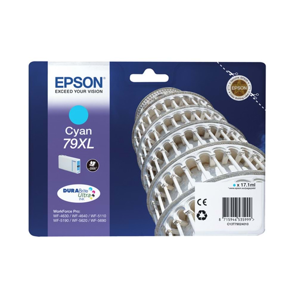 Epson S.Pack Cyan 79XL DURABrite UltraInk 17,1 ml.