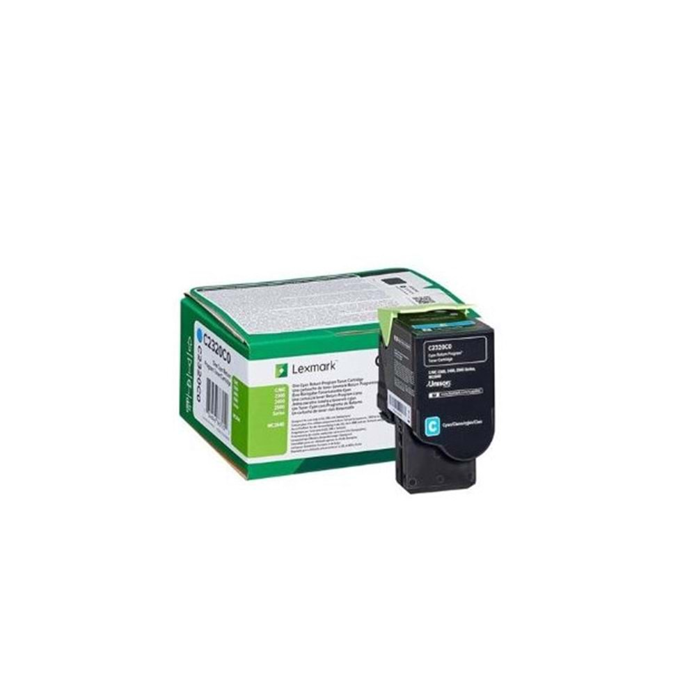 Lexmark C2350C0 Mavi Return Toner