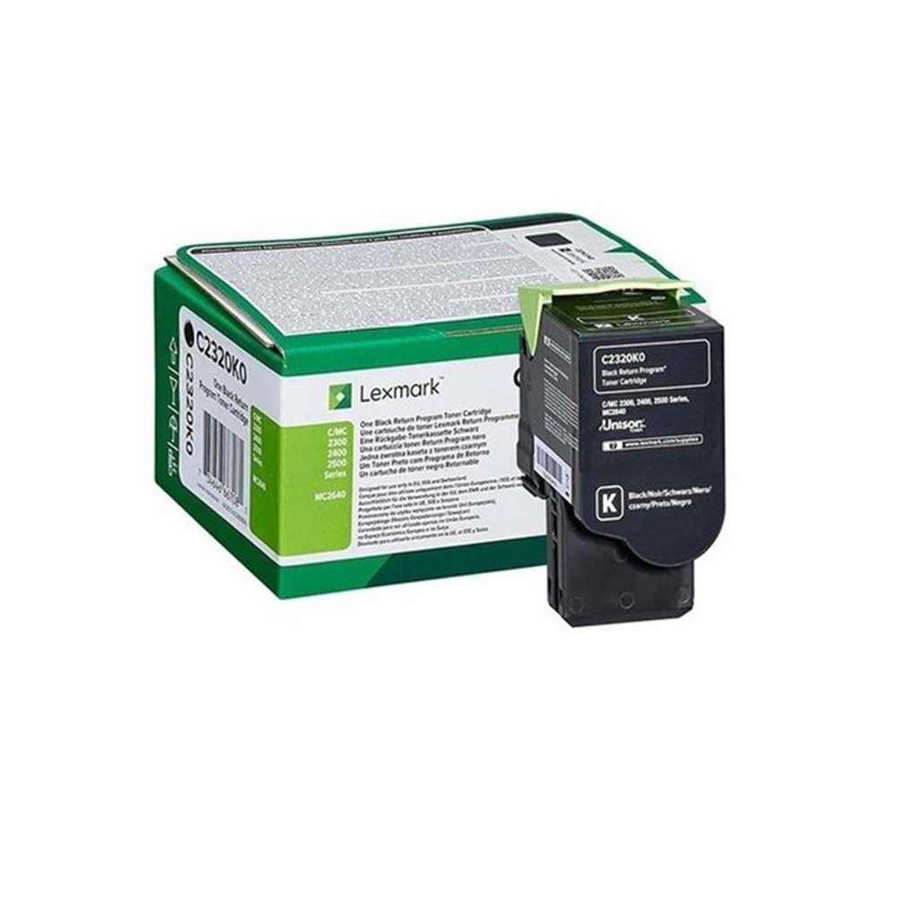 Lexmark C2350K0 Siyah Return Toner