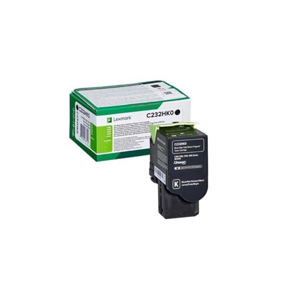 Lexmark C235HK0 Siyah yüksek k. Return Toner