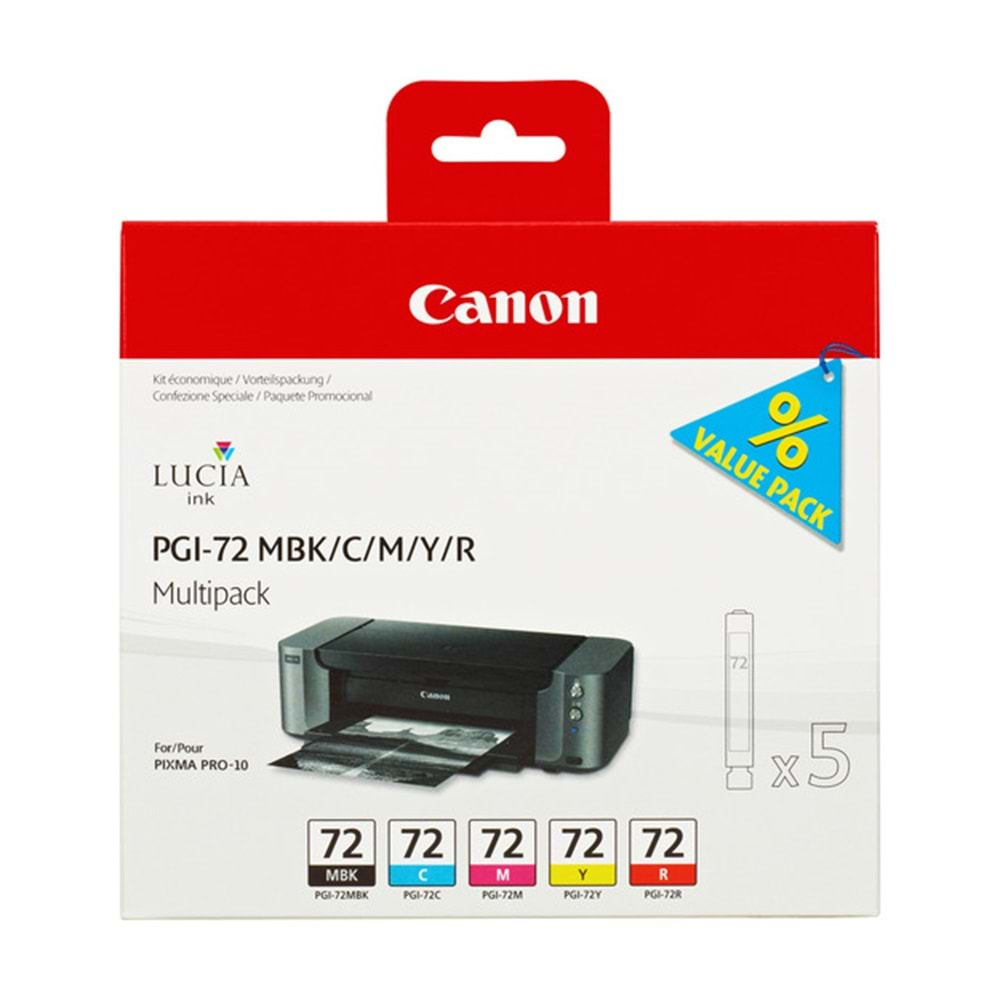 Canon PGI-72 MBK/CMY/R M.P 6402B009