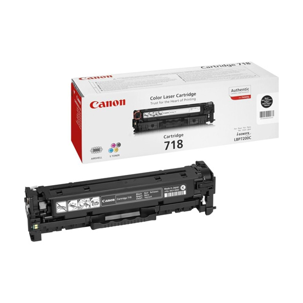 Canon CRG-718BK Toner K. 2662B002