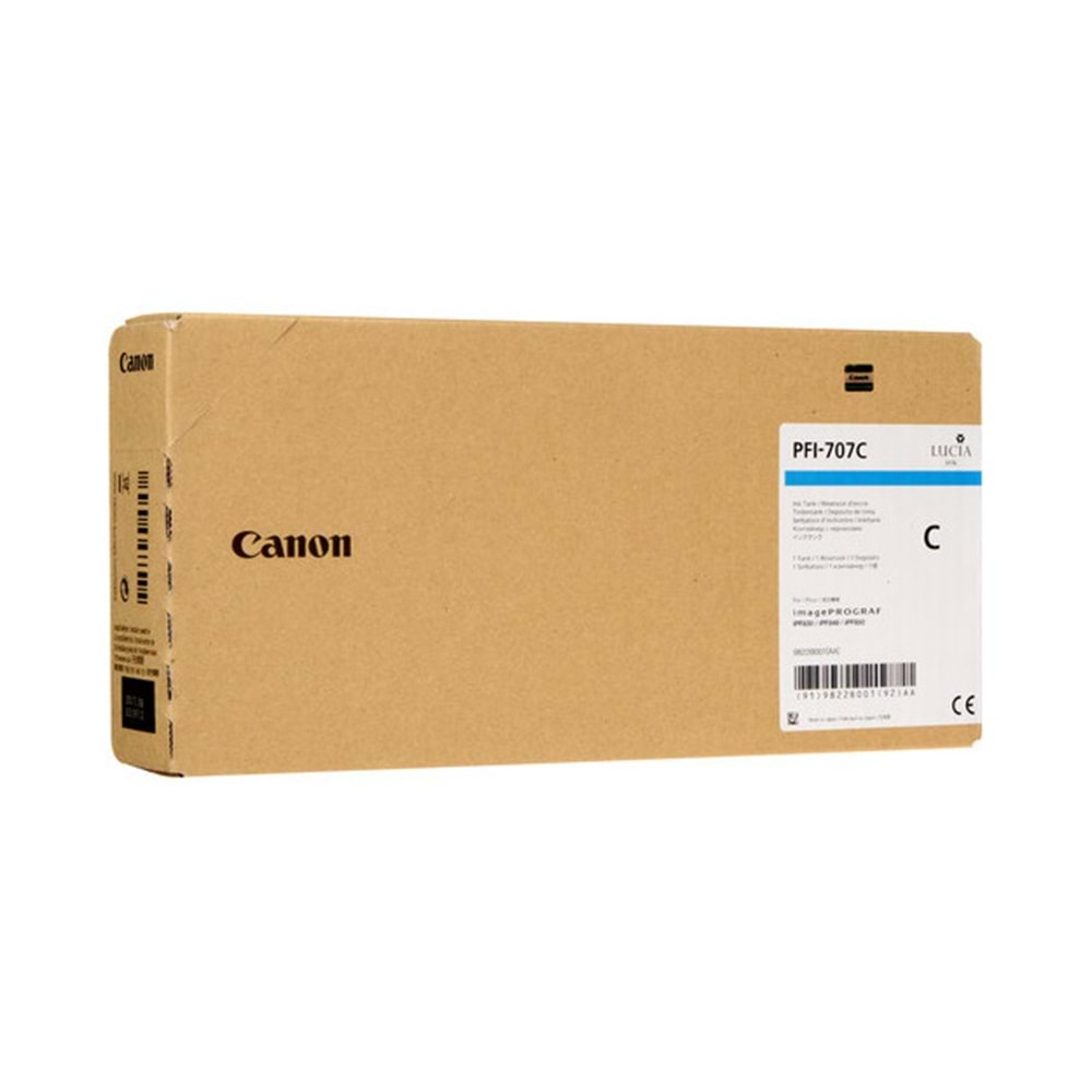 Canon PFI-707 Cyan Mürekkep Kartuş 9822B001