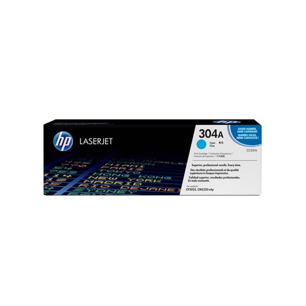 HP CC531A Cyan Toner Kartuş (304A)