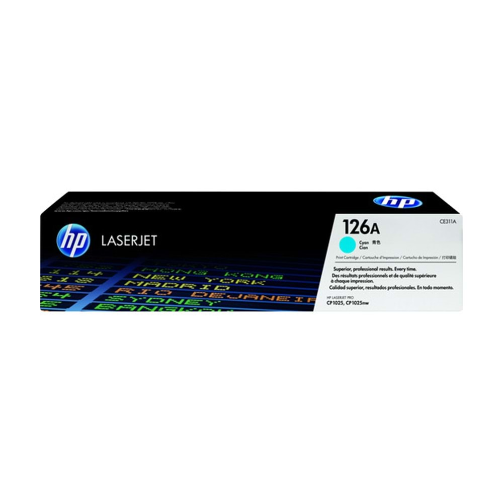 HP CE311A Cyan Toner Kartuş (126A)