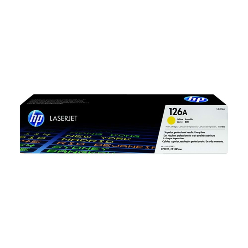 HP CE312A Yellow Toner Kartuş (126A)