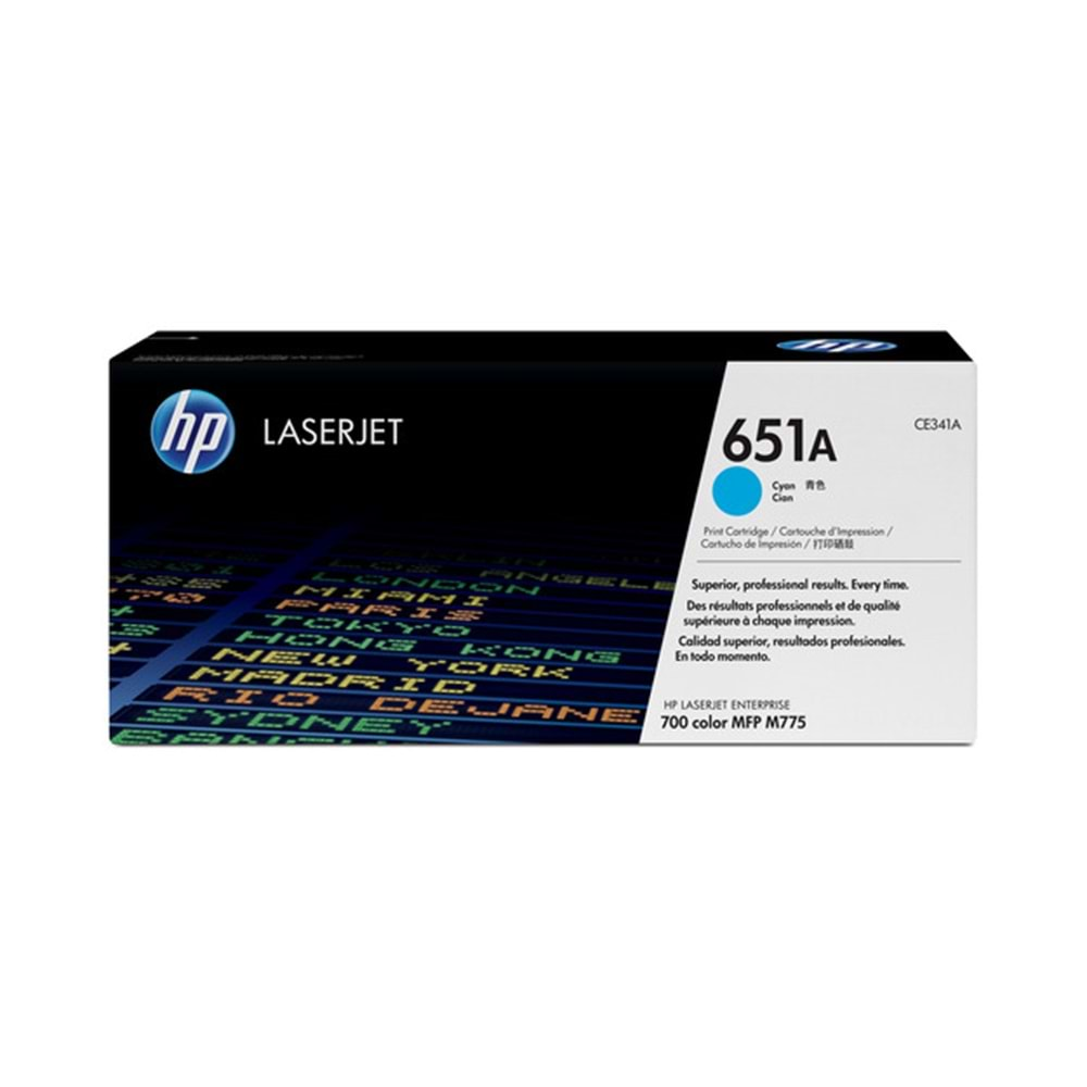 HP CE341A Cyan Toner Kartuş (651A)