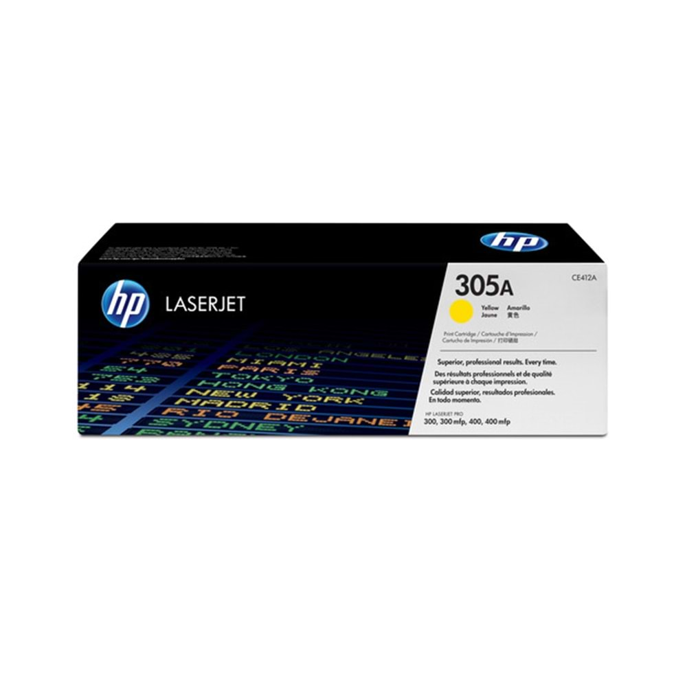 HP CE412A Yellow Toner Kartuş (305A)