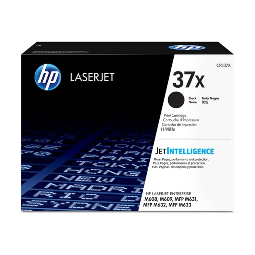 HP (CF237X) Yüksek Kapasiteli Black Toner Kartuş (37X)