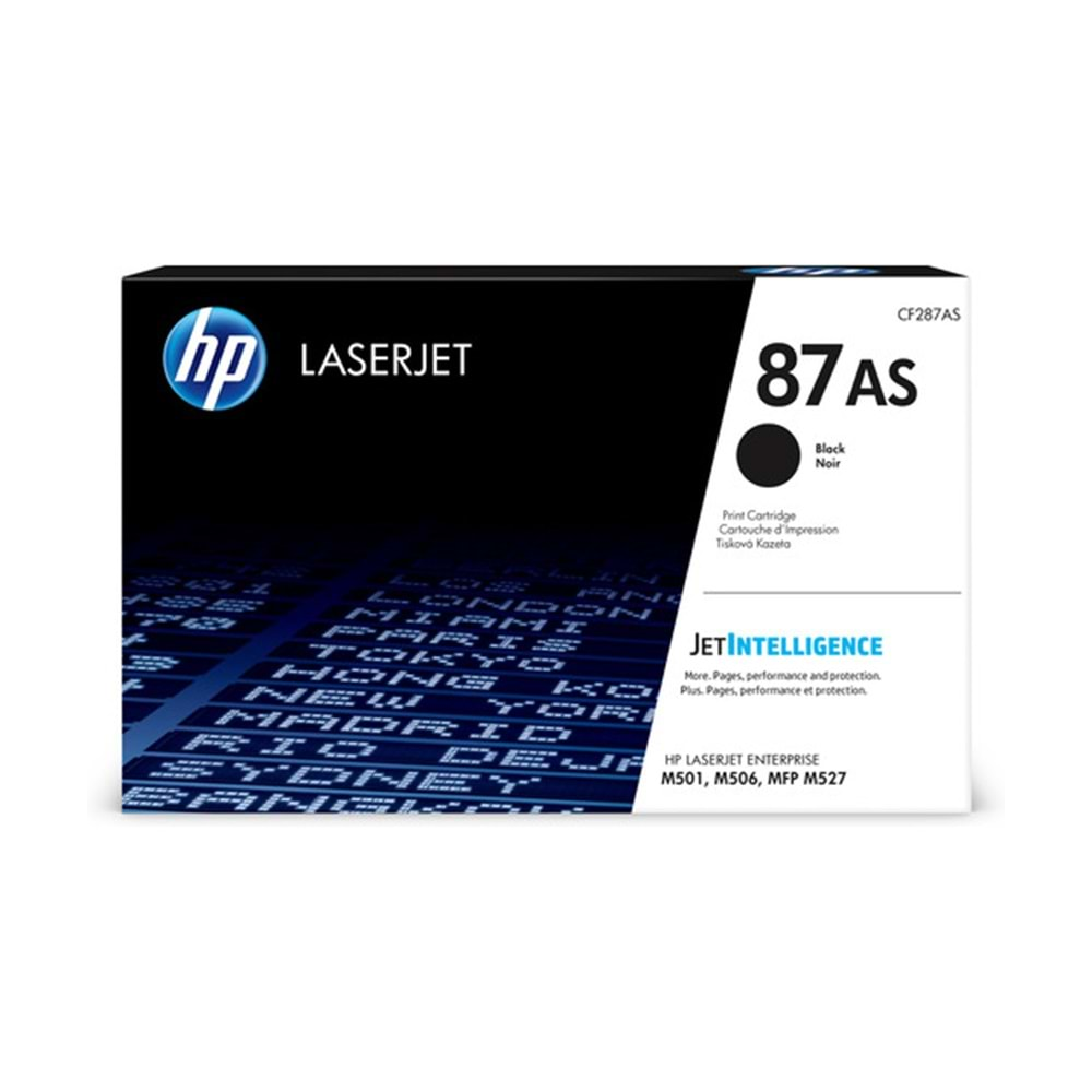 HP CF287AS Black Toner Kartuş (87AS)