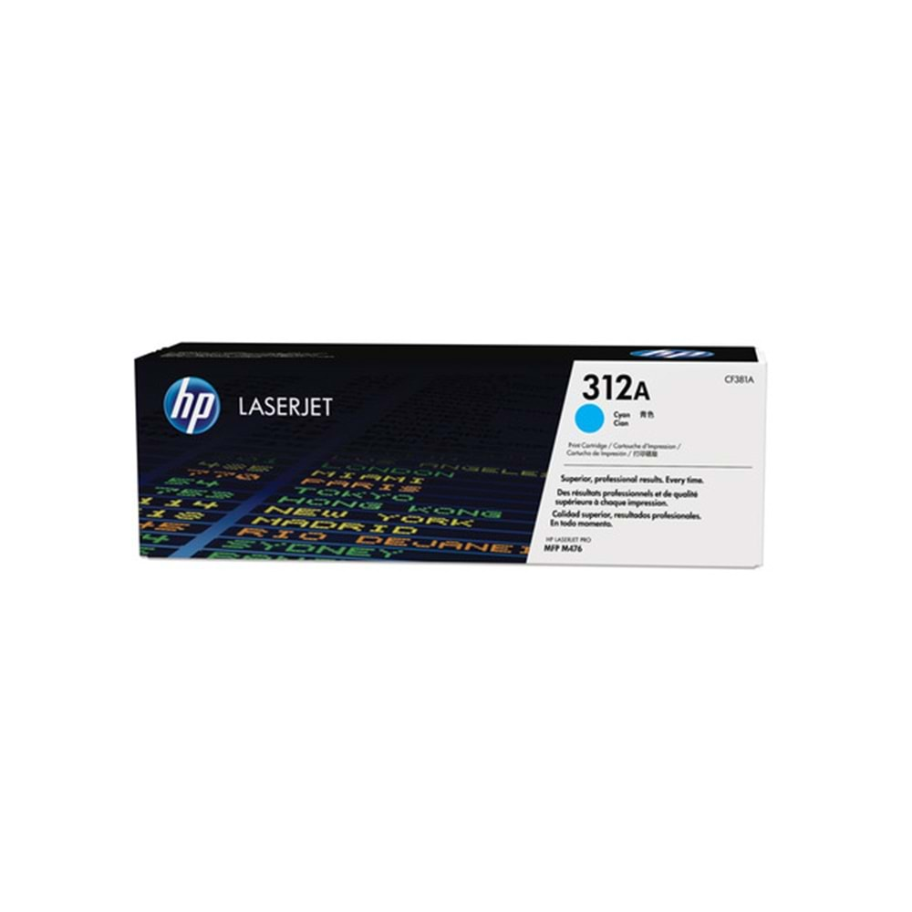 HP CF381A Cyan Toner Kartuş (312A)