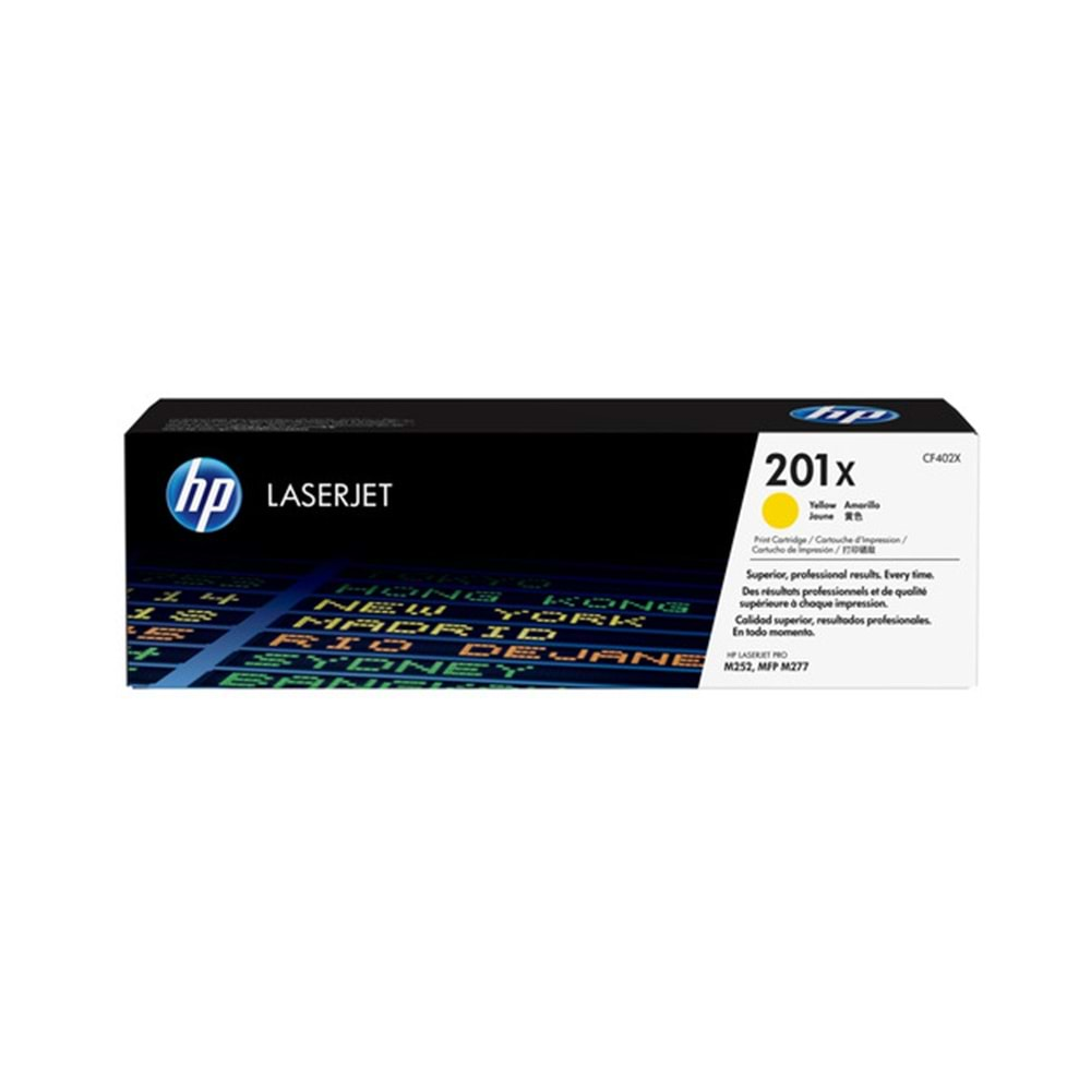 HP CF402X Yellow Toner Kartuş (201X)