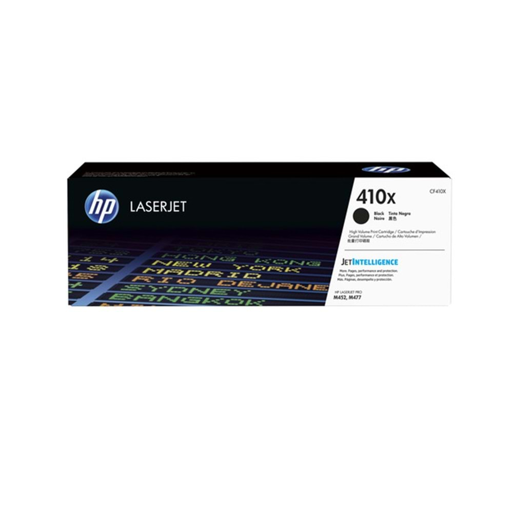 HP CF410X Black Toner Kartuş (410X)