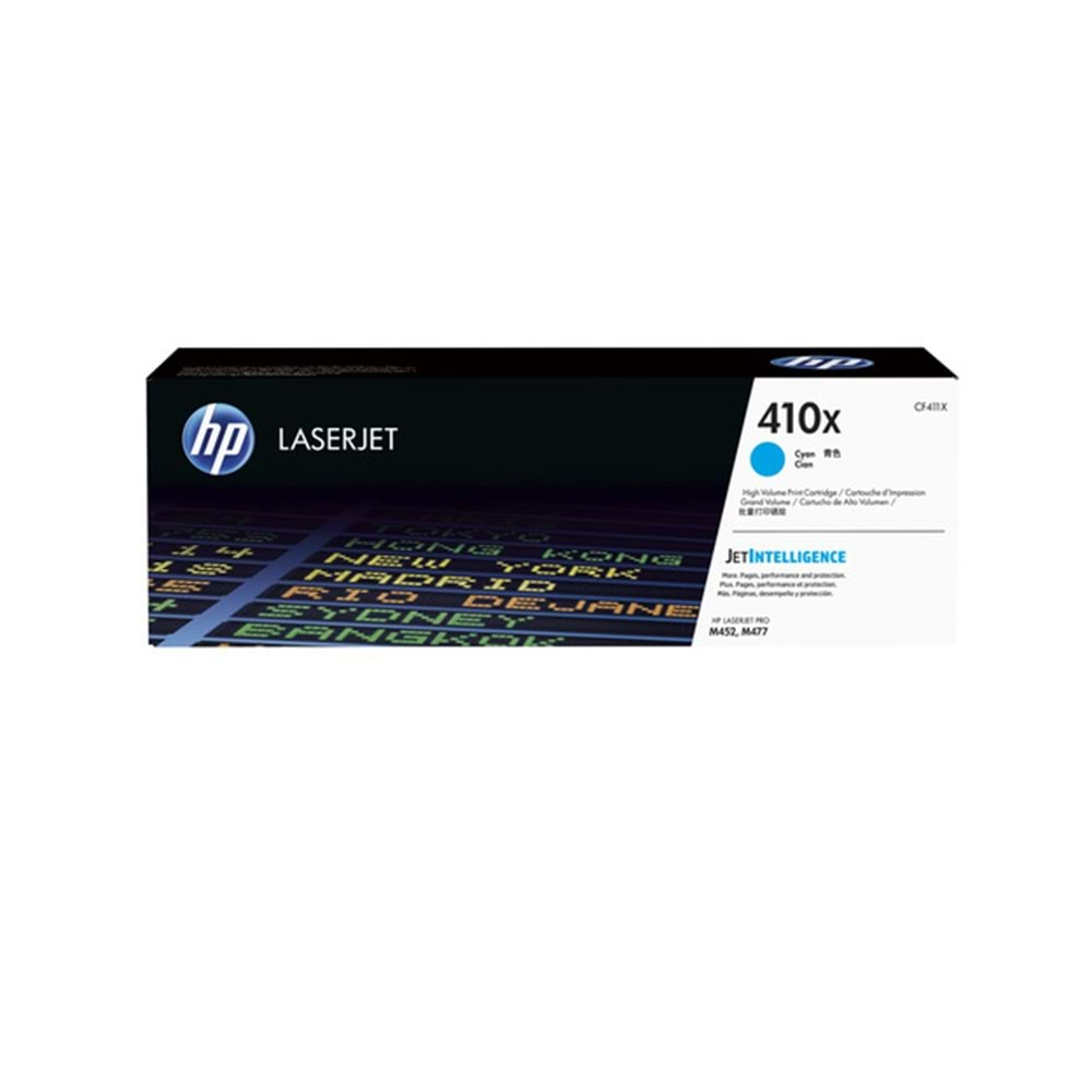 HP CF411X Cyan Toner Kartuş (410X)