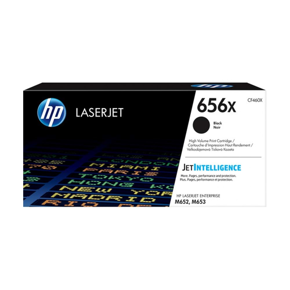 HP CF460X Yüksek Kapasite Black Toner Kartuş (656X)