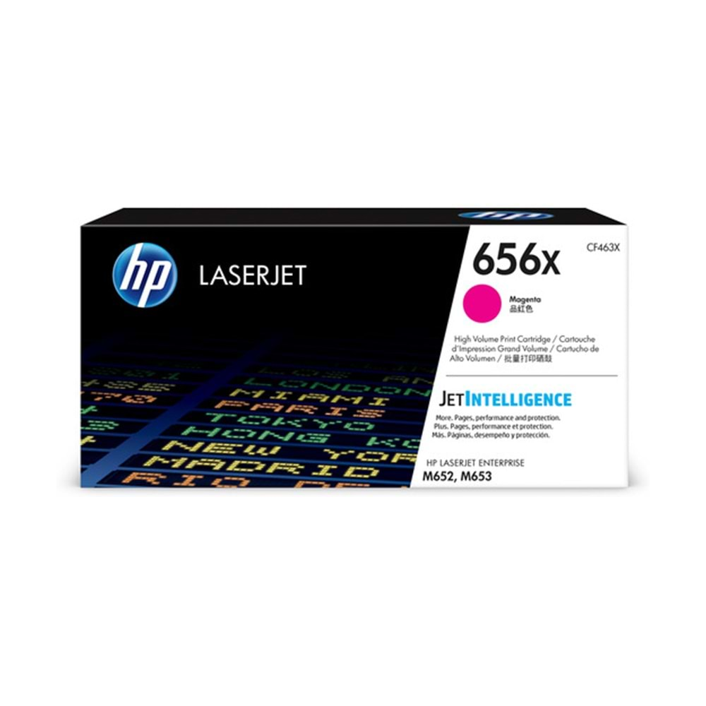 HP CF463X Yüksek Kapasite Magenta Toner Kartuş (656X)