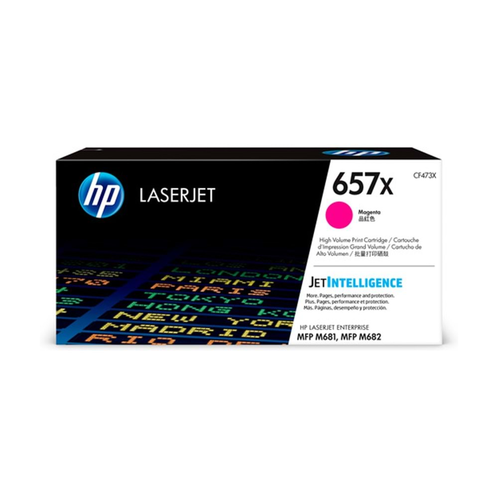 HP CF473X Yüksek Kapasite Magenta Toner Kartuş (657X)