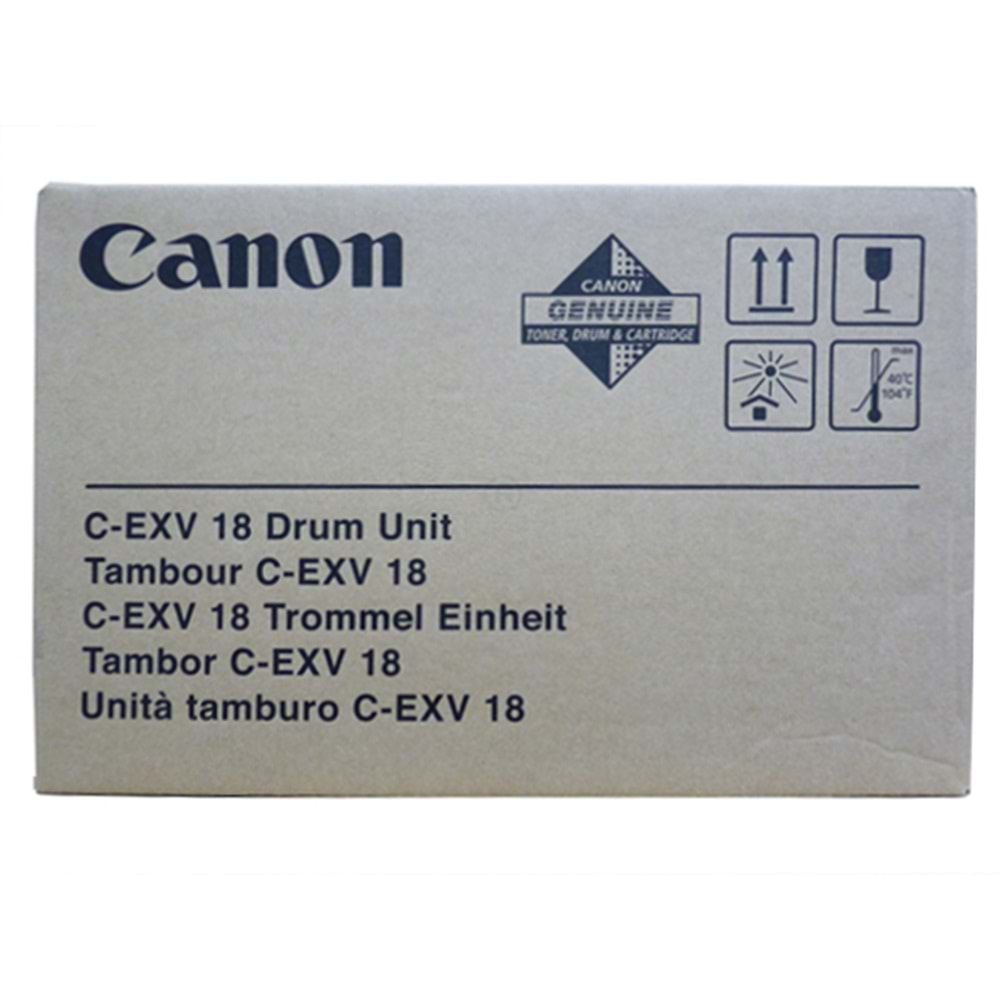 Canon C-EXV 18 Drum Unit, IR 1018, 1022, 1025, 0388B002AA, Orjinal