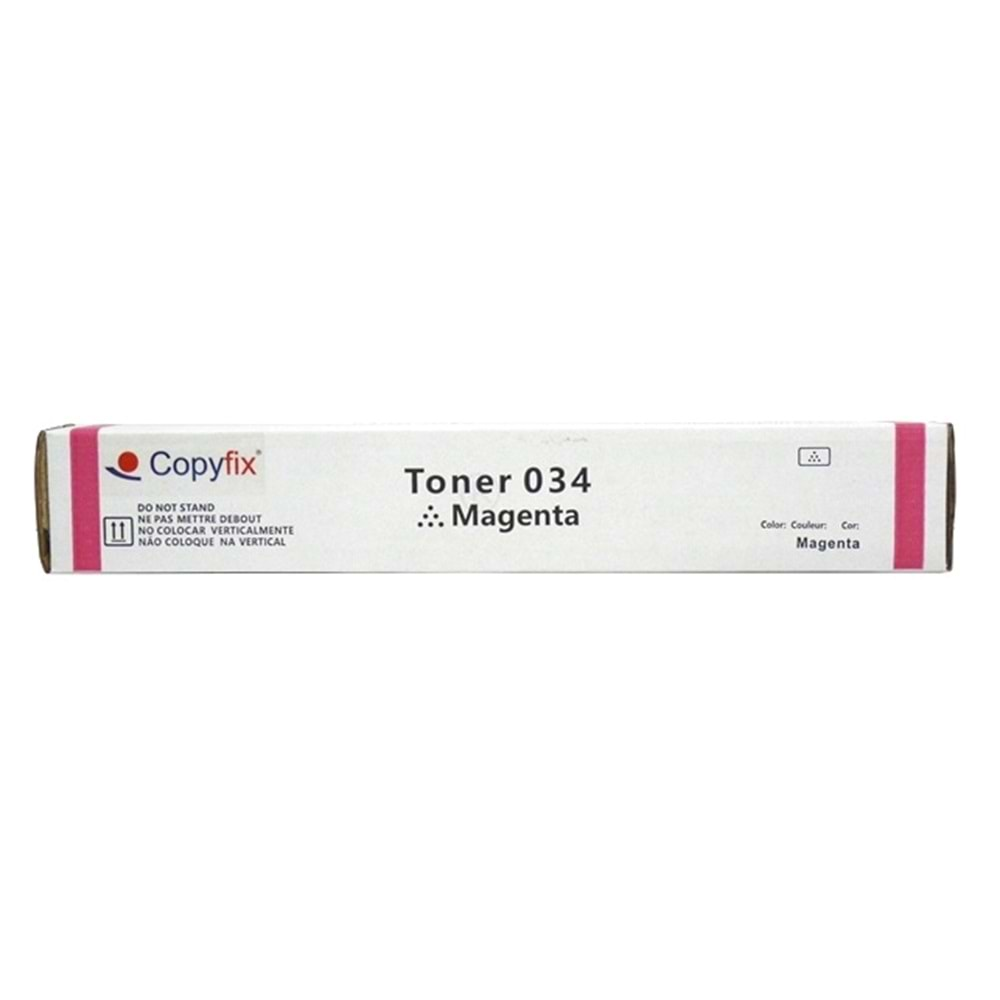 Canon C 1225 Kırmızı Copyfix Toner , Kartuş , 034M , 9452B001AA , YCF - Açık