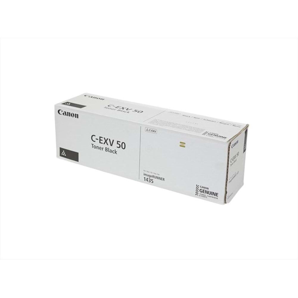 Canon C-EXV 50 Siyah Toner , IR 1435 , 9436B002AA , Orjinal