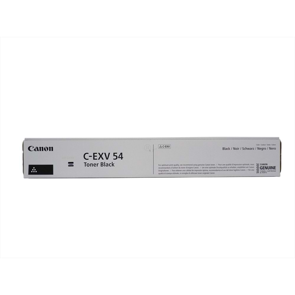 Canon C-EXV 54 Siyah Toner , IR C 3025 , IR C 3025 I , IR C 3125 I , IR C 3226 I , Orjinal