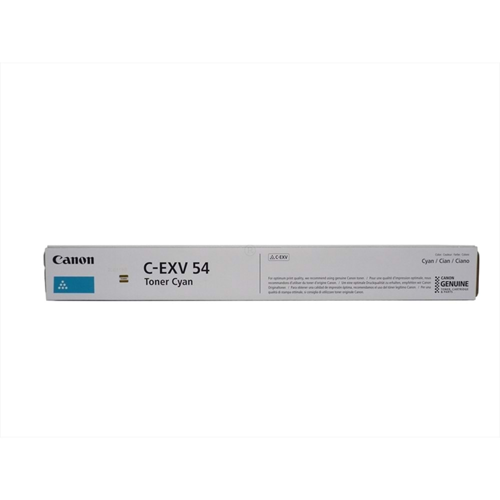 Canon C-EXV 54 Mavi Toner , IR C 3025 , IR C 3025 I , IR C 3125 I , IR C 3226 I , Orjinal