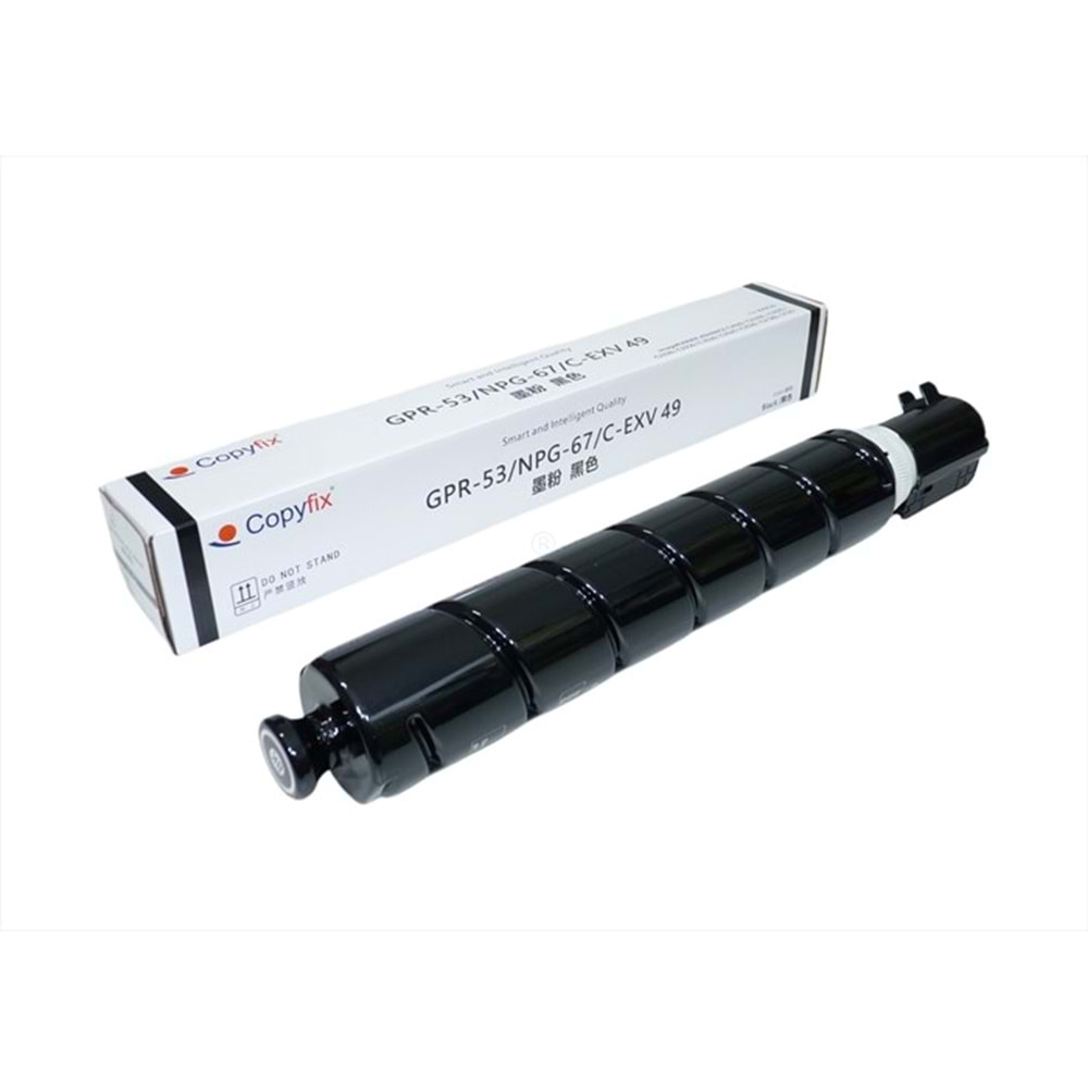 Canon C-EXV 49 Siyah Copyfix Toner , IR C3320 , C3325 , C3530 , DX C3720 , C3725 , C3835 , 8524B002AA , Chipli (790g) , YCF