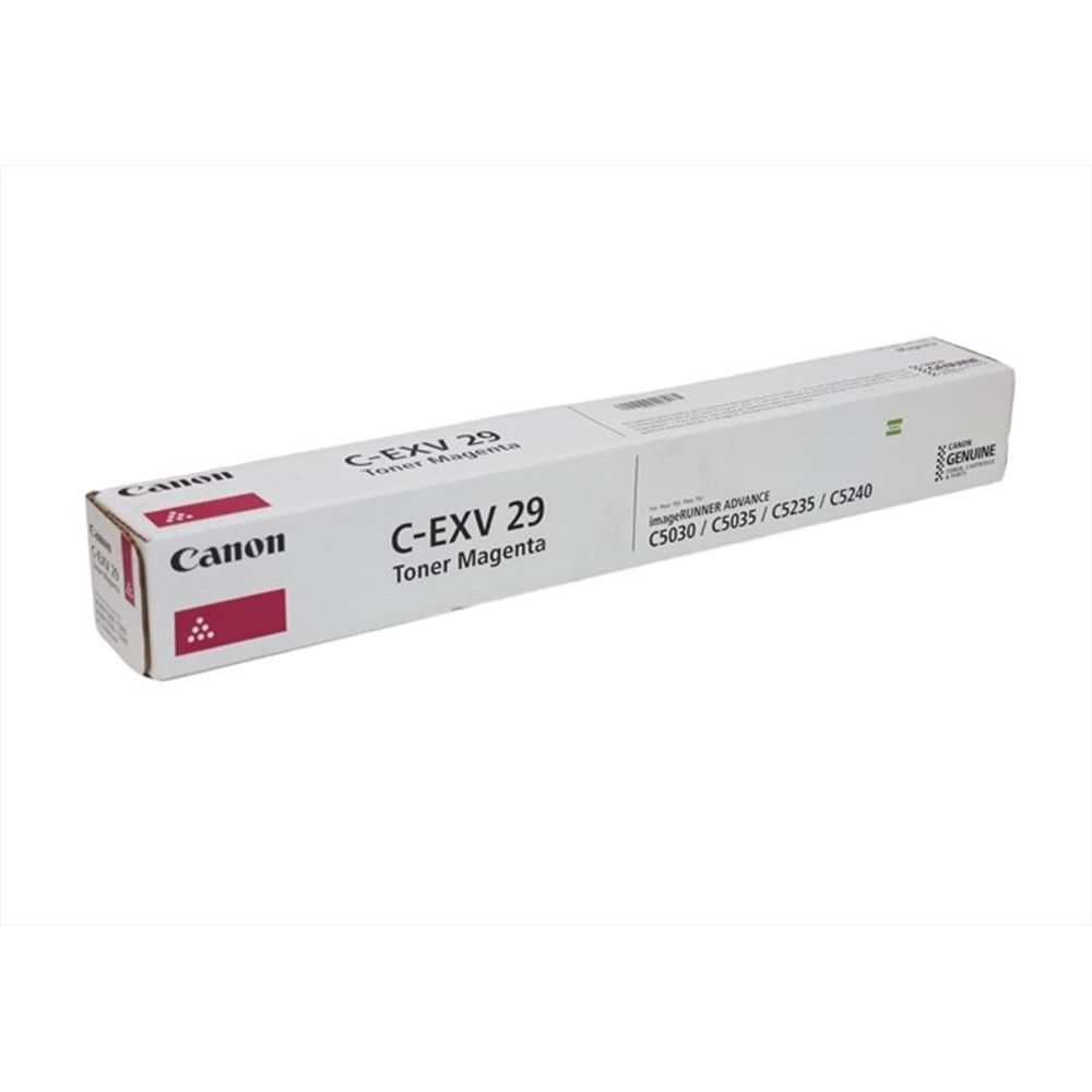 Canon C-EXV 29 Kırmızı Toner, C 5030, 5035, 5235, 5240, 2798B002AB, Orjinal