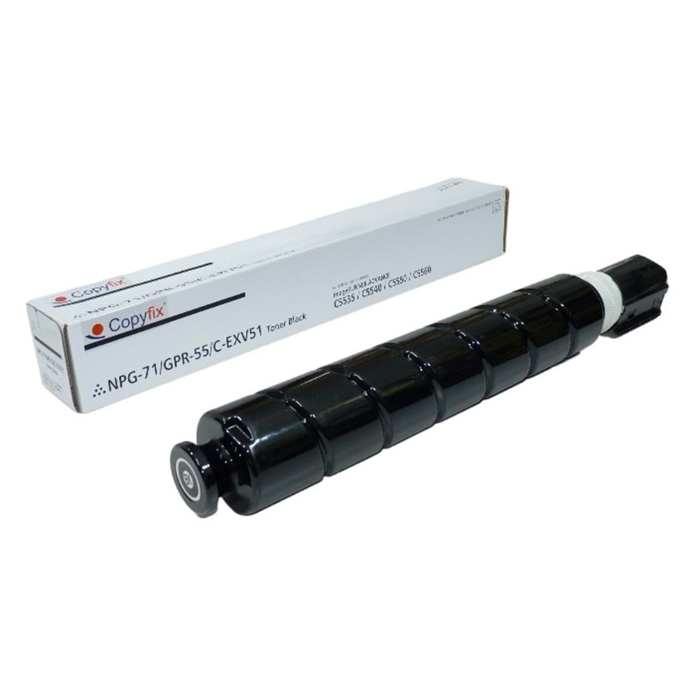 Canon C-EXV 51 Siyah Copyfix Toner , IR C 5535 , 5540 , 5550 , (69.000 pages) , YCF