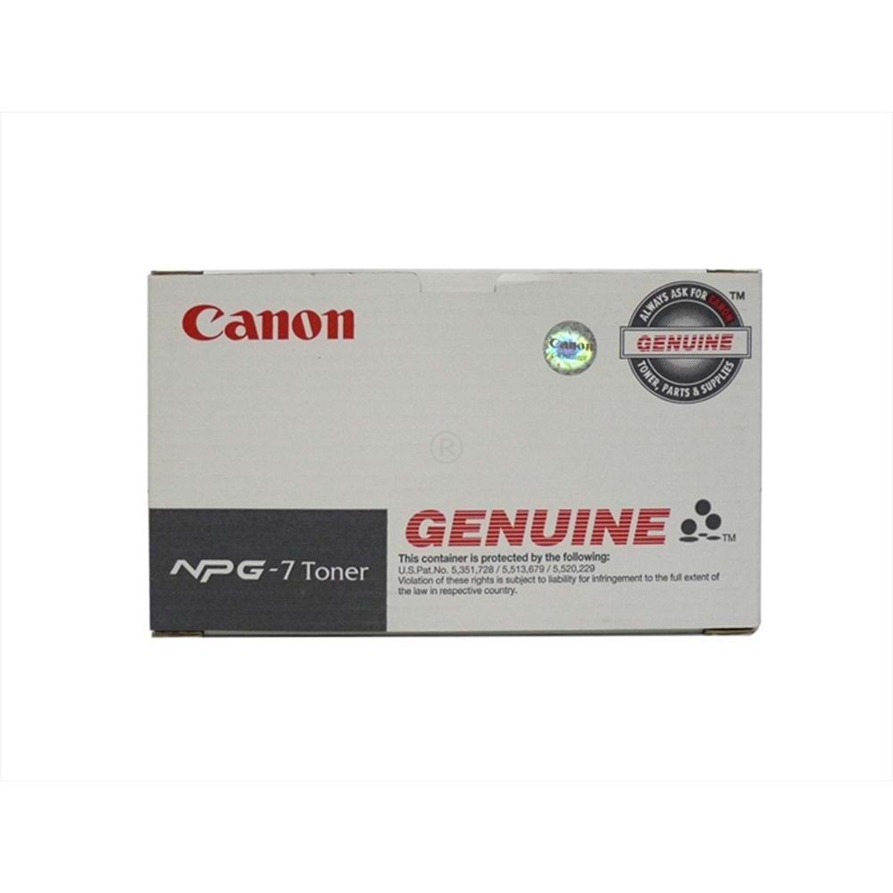 Canon NPG-7 Siyah Toner , NP 6025 , NP 6030 , NP 6330 , 1377A003AA , Orjinal