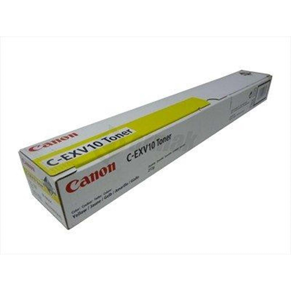 Canon C-EXV 10 Sarı Toner , IR 5800 C , IR 5870 C , IR 6800 C , IR 6870 C , 8652A002 , Orjinal