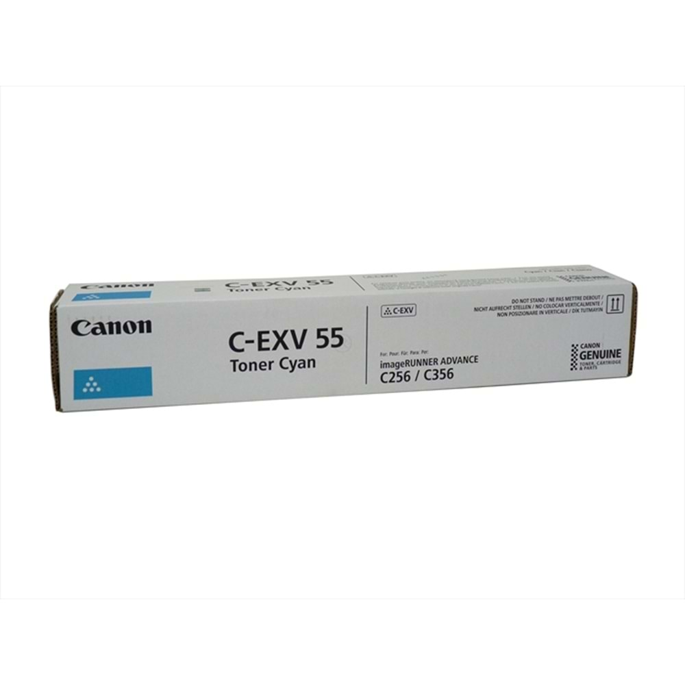 Canon C-EXV 55 Mavi Toner , IR C 256 , IR C 356 , DX C 257 , C 357 , C 357 , C 359 , 2183C002AA , Orjinal