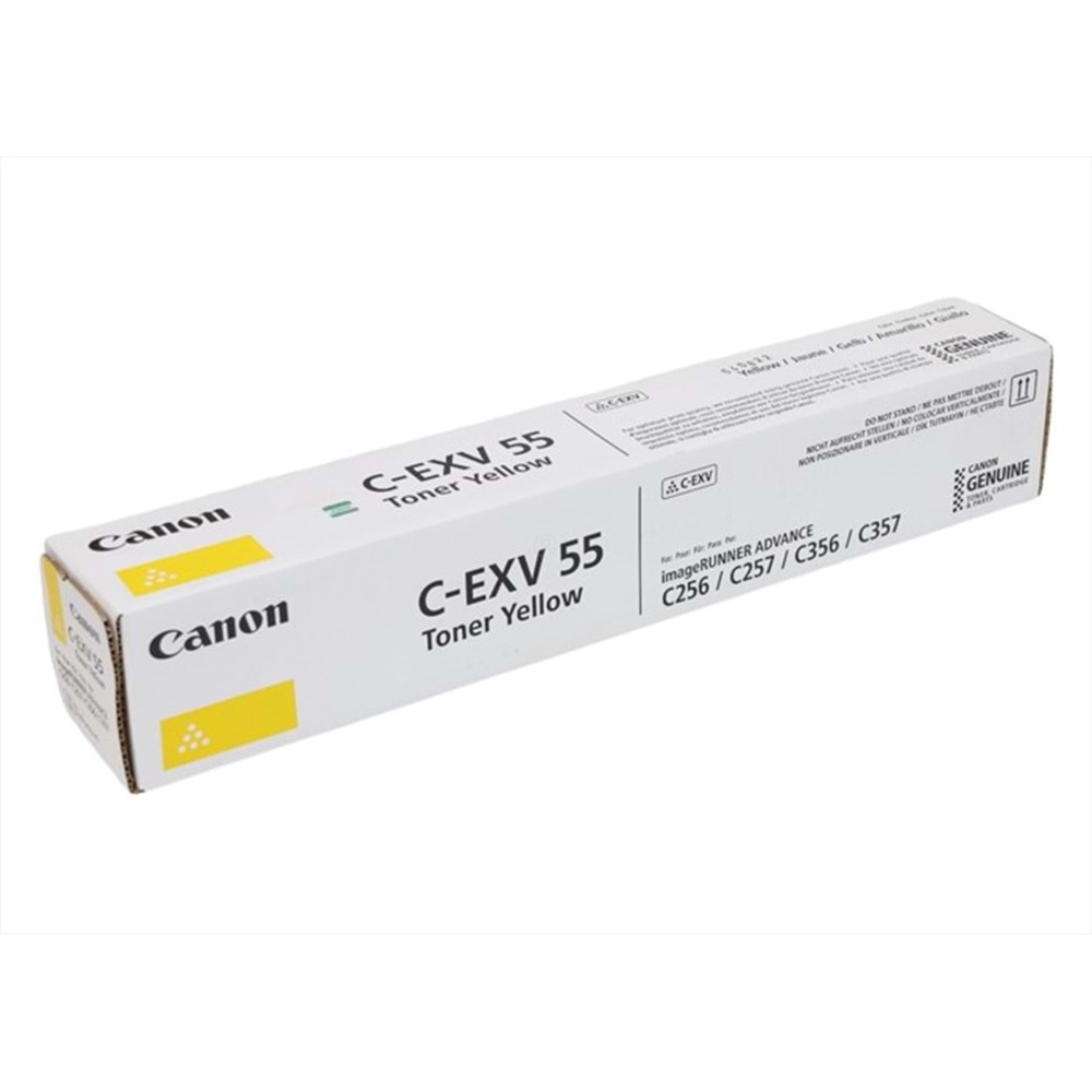 Canon C-EXV 55 Sarı Toner, C256İ-356İ, 2185C002AA, Orjinal