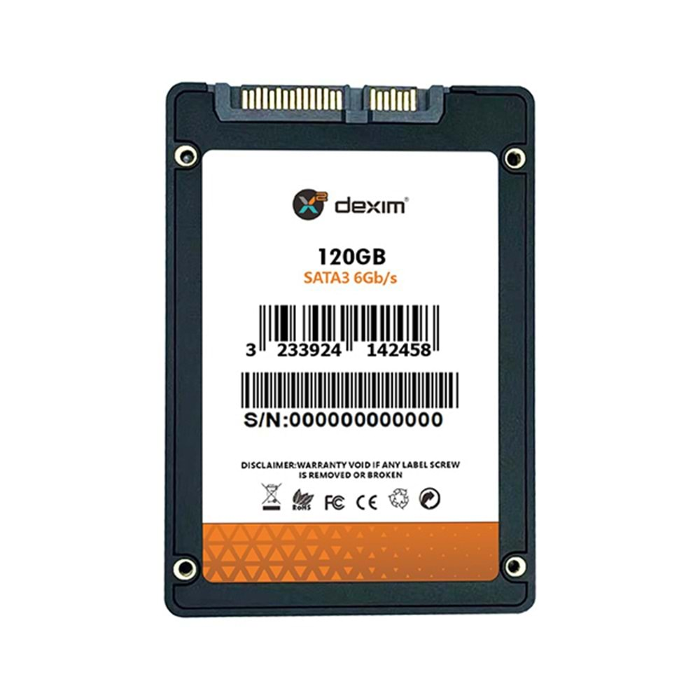 Dexim 120GB SSD Harddrive Plastic Housing