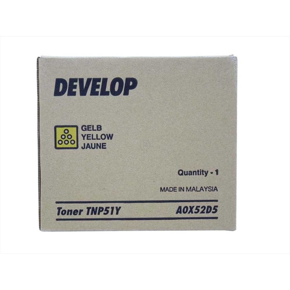Develop TNP-51Y Sarı Toner, Ineo + 3110P, Orjinal