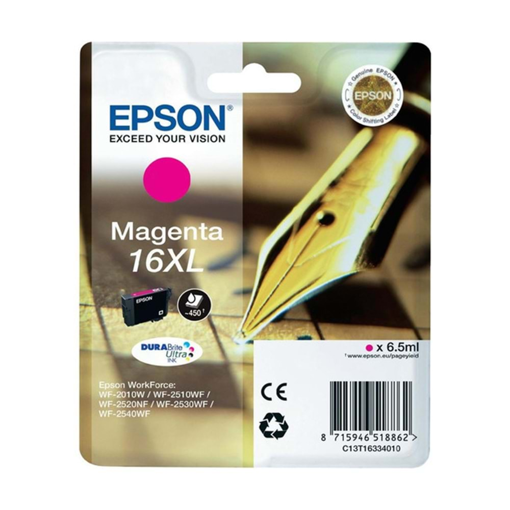 Epson 163340 XL Magenta Mürekkep Kartuş