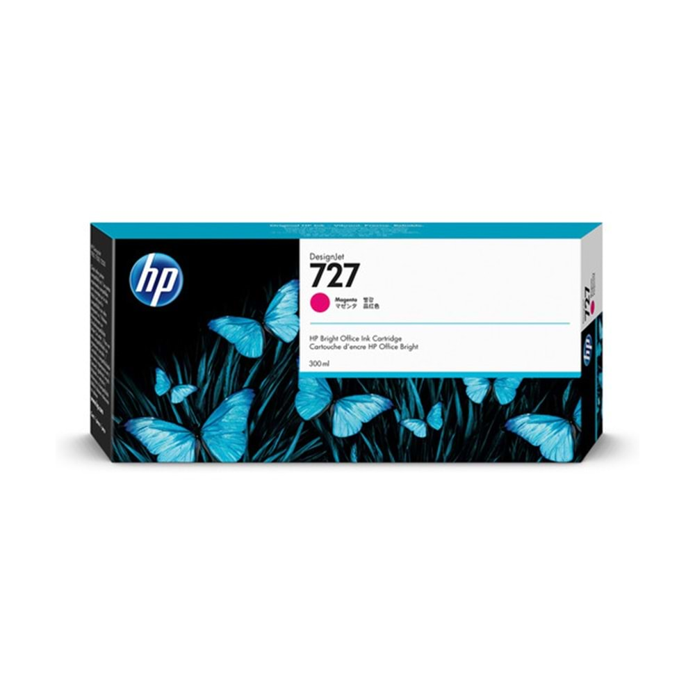 HP F9J77A Magenta Mürekkep Kartuş (727)