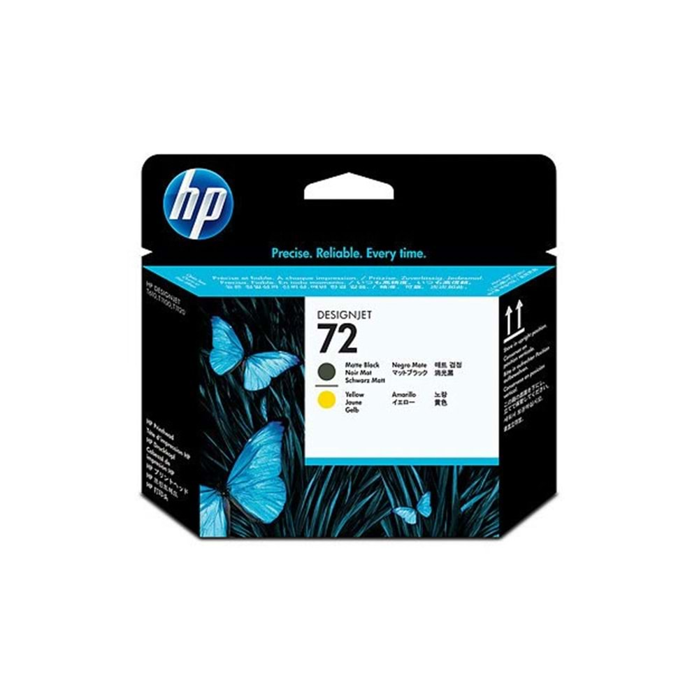 HP C9384A Mat Black ve Yellow Baskı Kafası (72)