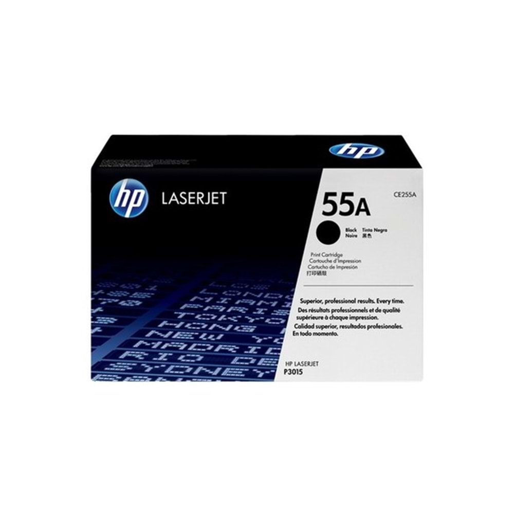 HP CE255A Black Toner Kartuş (55A)