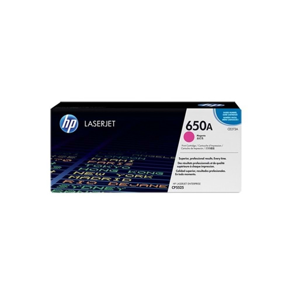 HP CE273A Magenta Toner Kartuş (650A)