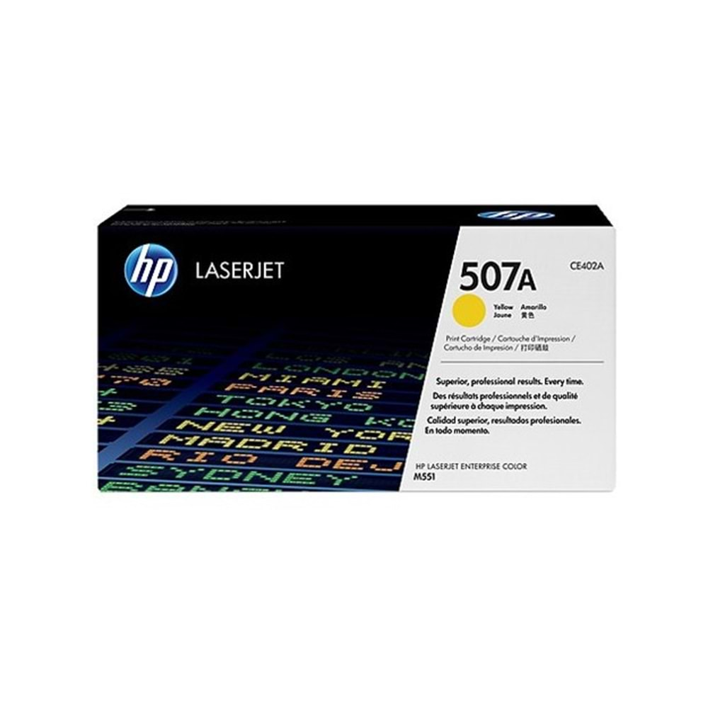 HP CE402A Yellow Toner Kartuş (507A)