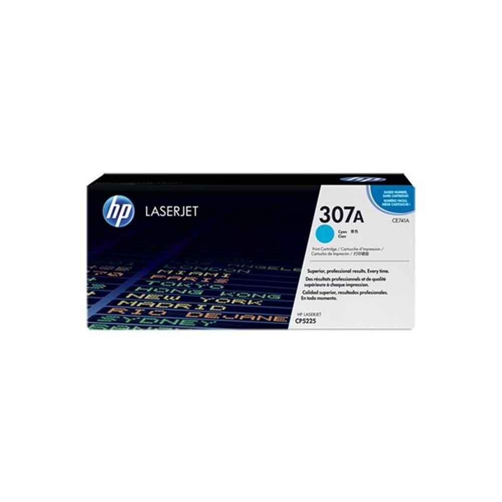 HP CE741A Cyan Toner Kartuş (307A)