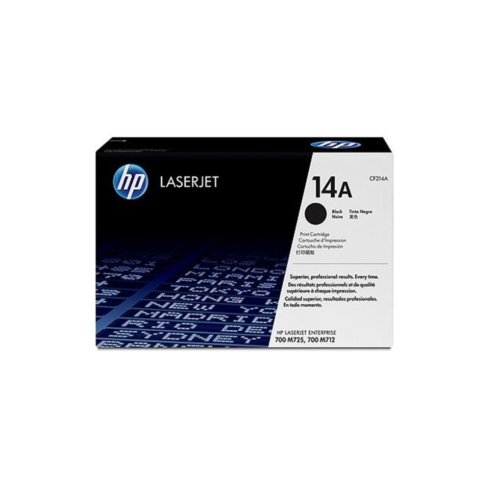 HP CF214A Black Toner Kartuş (14A)