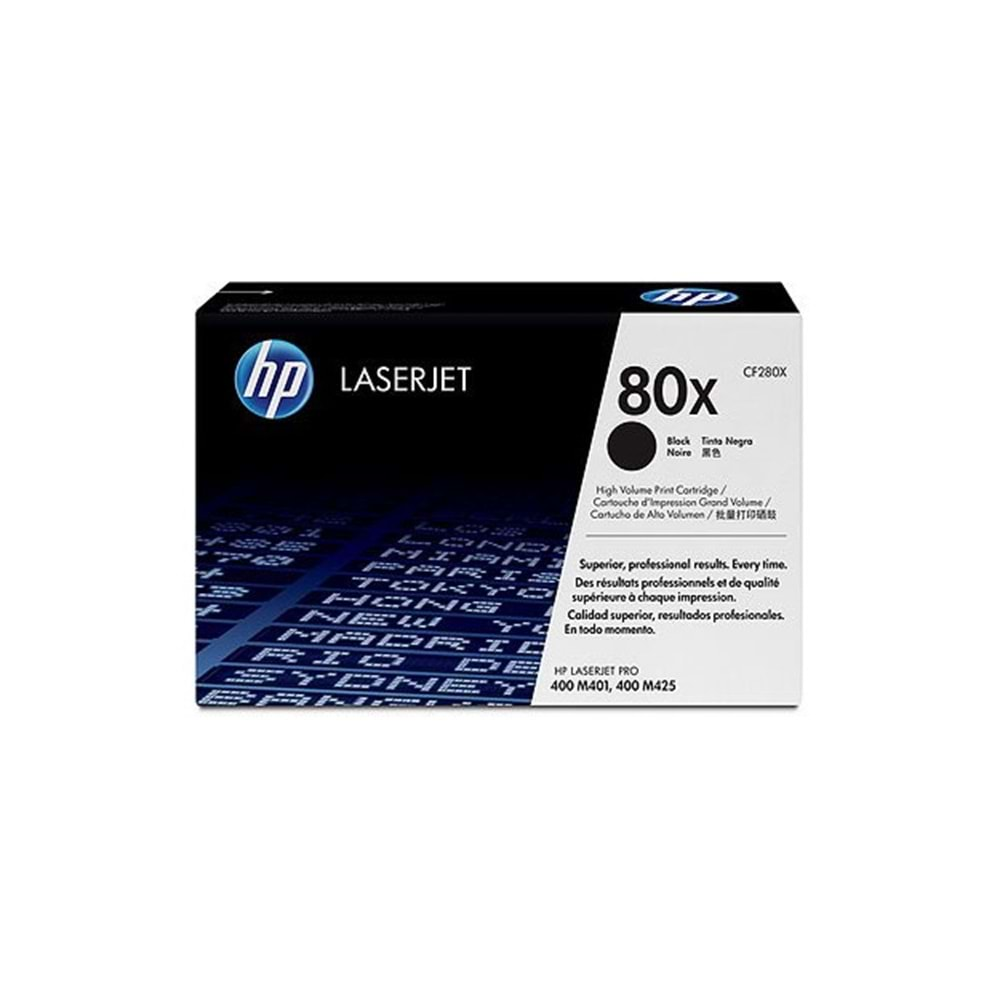 HP CF280XD Black Toner Kartuş (80X)