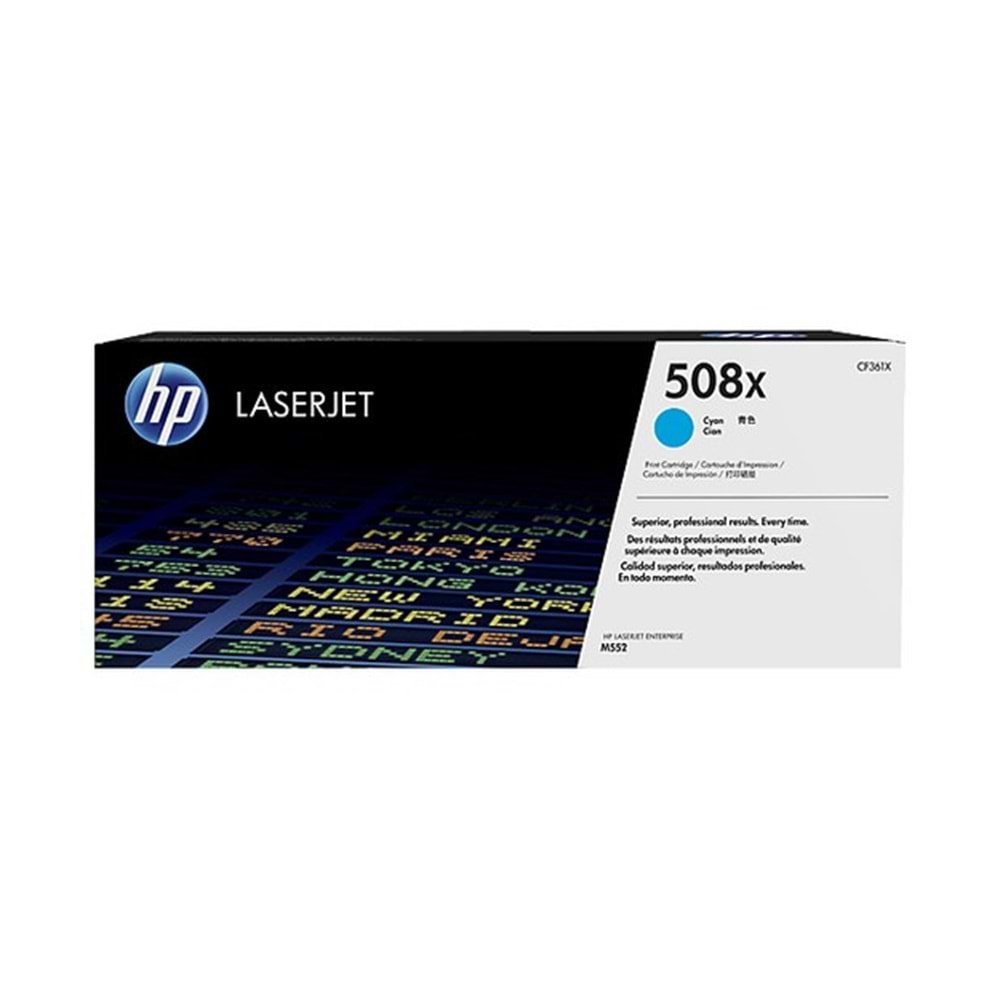 HP CF361X Cyan Toner Kartuş (508X)