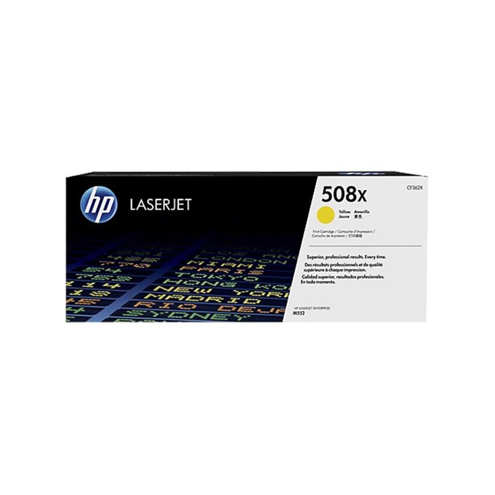 HP CF362X Yellow Toner Kartuş (508X)