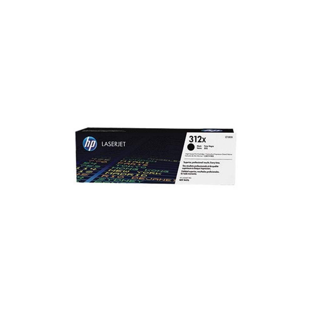 HP CF380X Black Toner Kartuş (312X)