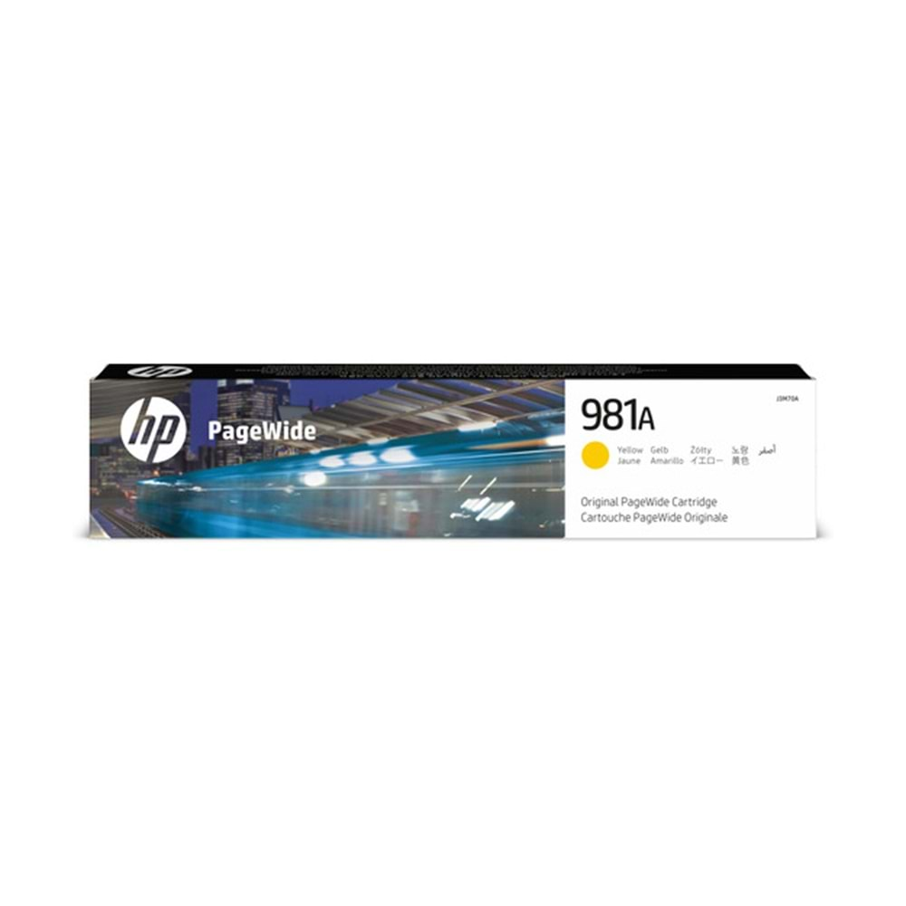 HP J3M70A Yellow PageWide Mürekkep Kartuş (981A)