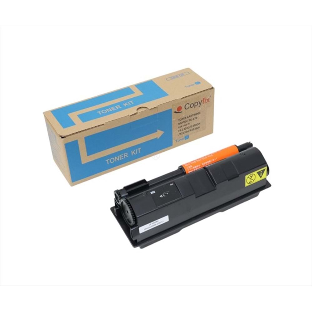 Kyocera Mita TK-170 Siyah Copyfix Toner , ECOSYS P 2135 DN , FS 1320 DN , FS 1370 DN , Chipli(270g) , YCF