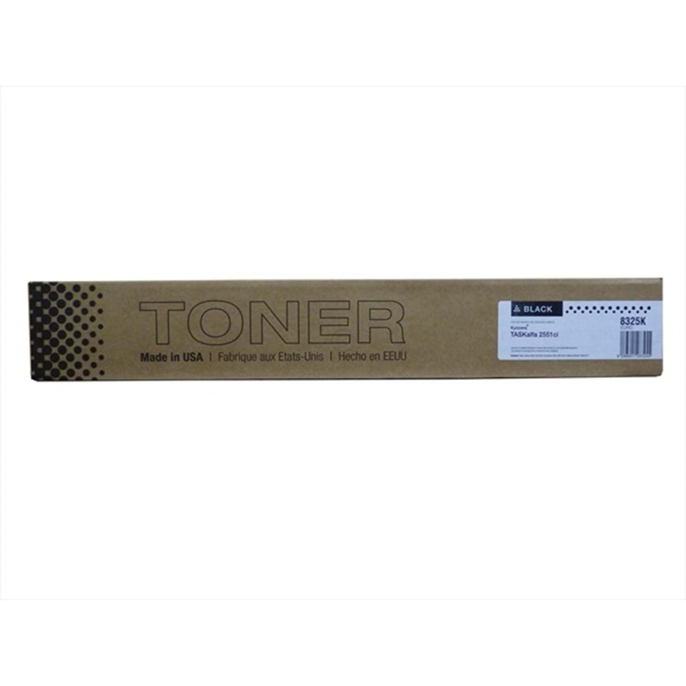 Kyocera Mita TK-8325 Siyah Muadil Toner , TASKALFA 2551 CI , 400GM , (Made in USA)